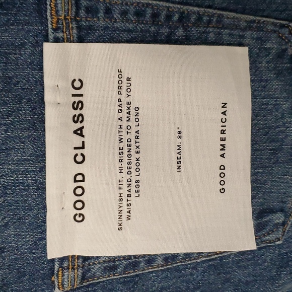 GOOD AMERICAN High-Rise Jeans (sz 27) - Picture 5 of 7